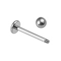 1PCS Medical Titanium Steel Stud Earring Punk Rod Ball-Type Screws Small Earrings Unisex Ear Bone Nail Lip Piercing Jewelry