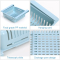 2Pcs Refrigerator Organizer Drawer Kitchen Fruit Vegetable Firdget Organizer Drawer Plastic Fridge Storage Baskets Organizador