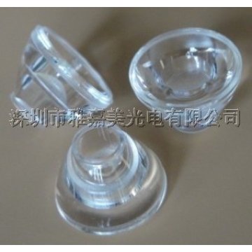 Wholesale- LED lens 15mm concave lenses 25 degrees optical lens 1W 3W Reflector Collimator