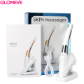 Microcurrent Skin Iron Vibrating Massager Heat Ion Neck Body Wrinkle Remover LED Photon Face Lifting Tightening Beauty Care Tool