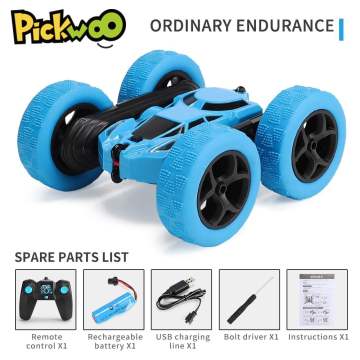 Pickwoo C7 RC Car 2.4Ghz 4CH 1:16 Stunt Drift Car Rock Crawler Remote Control Car 360 Degree Flip RC Vehicle Toys with LED Light