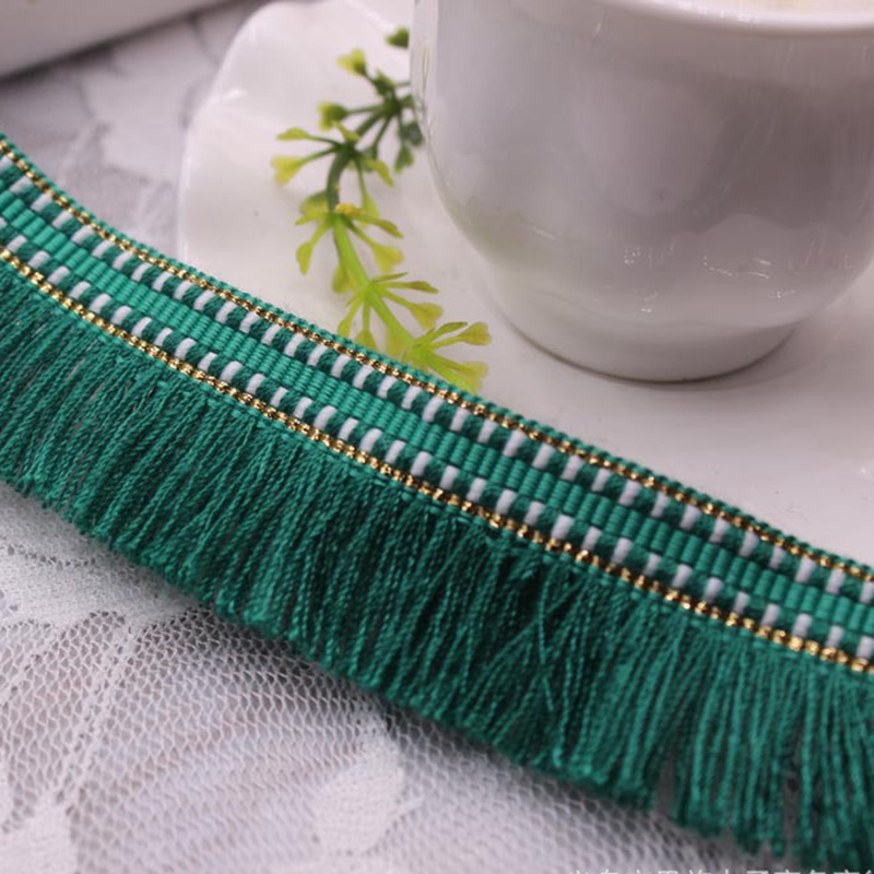 1Yards/Lot Silk Tassel Fringe Trim Lace Ribbon Lace Trim Embroidery Lace Fabric Sewing Garment Shoes Bag Tassels for Jewelry Diy