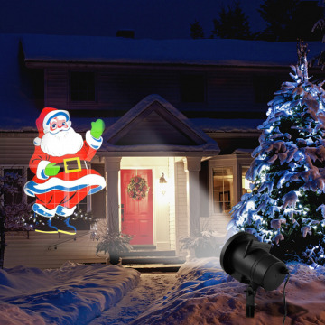 Christmas laser Projector Lamps LED Stage Light Outdoor Garden Landscape Lamp pattern card With Remote Control