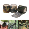Self-adhesive Non-woven Camouflage Cohesive Camping Hunting Camo Stealth Tape 5M