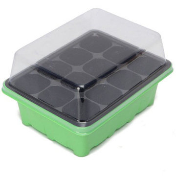 3pcs/set 12 Hole Plant Seed Grow Box Insert Propagation Nursery Seedling Start Tray Case 3 part tray+pot+lid