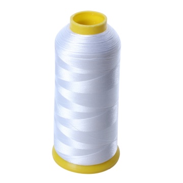 Stronger 5000m Cones Bobbin Thread Filament Polyester for Embroidery Machine (White)