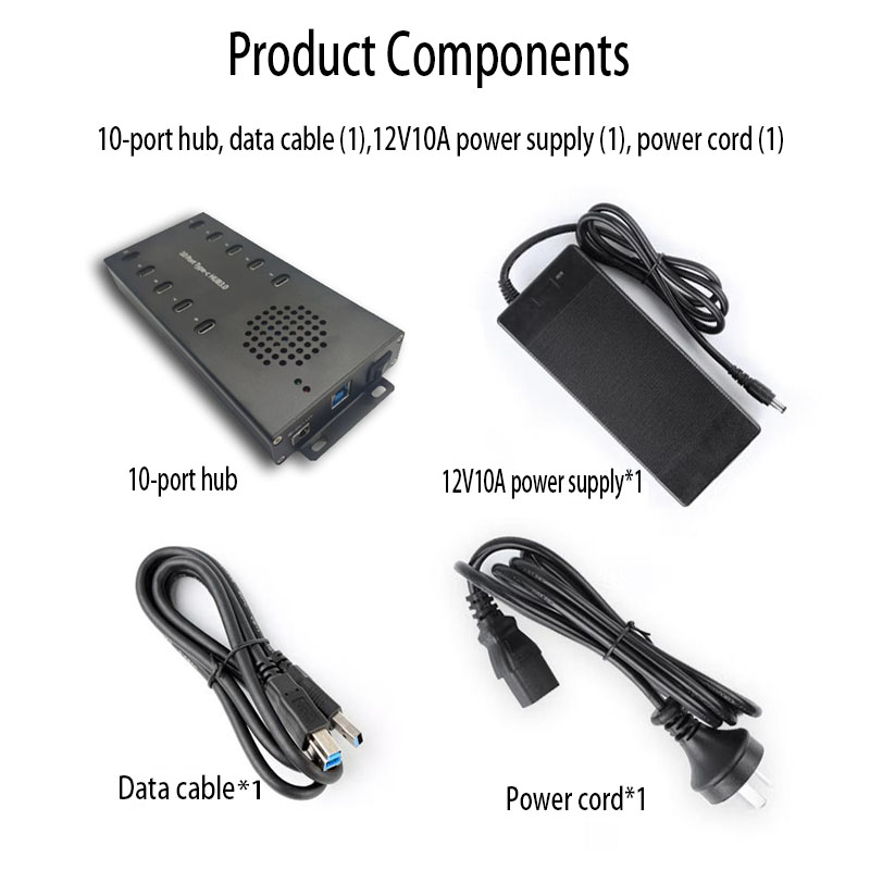 10-port type-c hub USB3.0