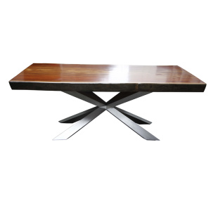 Mid-Century Modern Spyder Wood Dining Table