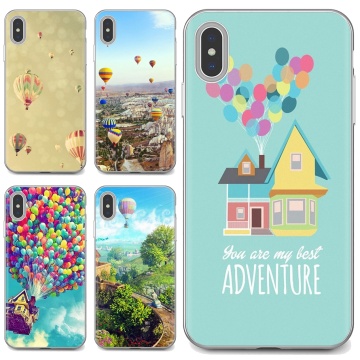 Butterfly Hot Air Balloon Sky house For Samsung Galaxy Note 3 4 5 8 9 S3 S4 S5 Mini S6 S7 Edge S8 S9 S10 Plus Soft Bag Case