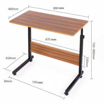Computer Table Adjustable Portable Laptop Desk Rotate Laptop Bed Table Can be Lifted Standing Desk 80X40CM