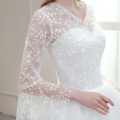 Wedding Dress New Long-Sleeved Bride Lace Up Plus Size Wedding Dresses Dreamy Vestidos De Novia Ball Gowns