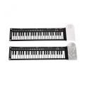 49 Keys Electronic Portable Flexible Silicone Hand Roll Up Piano Built-in Speaker Children Toys Keyboard Organ