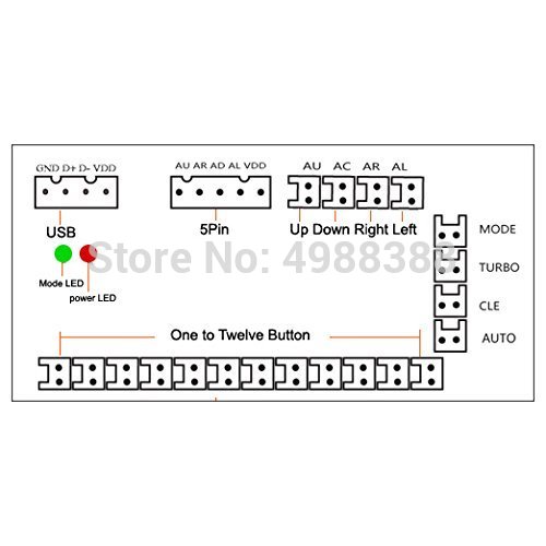 New Zero Delay USB Encoder to PC Joystick and Button For MAME & Fight Stick Controls DIY Arcade Game Kit Parts