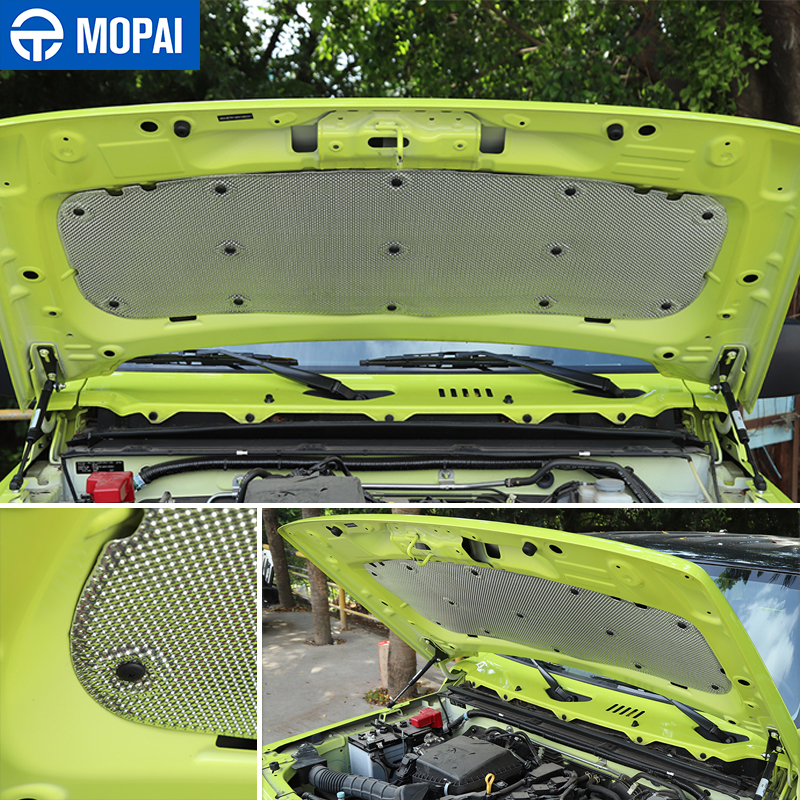 MOPAI Sound Heat Insulation Cotton for Suzuki Jimny JB74 Car Hood Heat Insulation Pad for Suzuki Jimny 2019 2020 Accessories