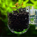 Aquarium Decoration Hanging Fish Tank Mini Crystal Glass Pot Polka Water Potted Planting Cylinder Cup Aquarium Accessories