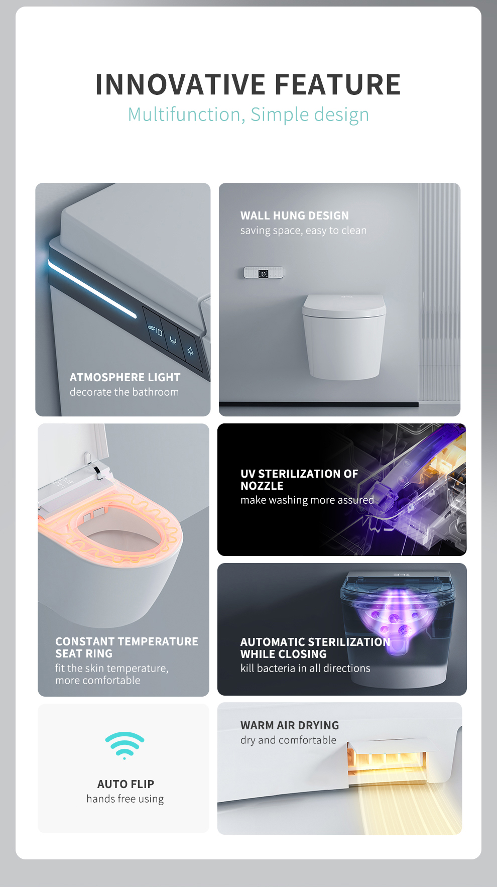 bidet toilet features