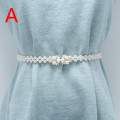 versatile Waist Belt pearl diamond flower waist chain dress belt women belt Wedding Designer pearl Female Belt