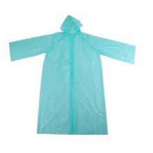 Light Green PE Disposable Raincoat