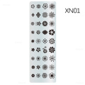 Nail Stamping Plates Line Pictures Nail Art Plate Stainless Steel Design Stamp Template for Printing Stencil Tools