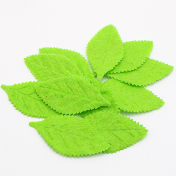 Lucia Crafts 12pcs /lot Leaf Felt Non Woven Green Tree Leaves Patch Kid's Felt cloth DIY Craft B0535