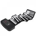 88 Keys Roll Up Electronic Piano Rechargeable Silicone Flexible Keyboard Organ Built-in Speaker Support MIDI Bluetooth hot