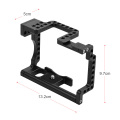 Andoer Camera Cage Rig Aluminum Alloy with Cold Shoe 1/4 Thread Compatible with Canon M50 Mirrorless Camera
