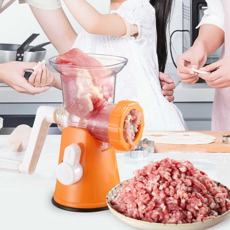 Powerful Kitchen Meat Grinder Mincer Manual Food Cutter Chopper Vegetables Fruits Hand Operated Multifunction Food Blender