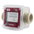 Digital Lcd K24 Flow Meter Turbine Fuel Flow Tester For Chemicals Water Sea Liquid Flow Meters Measuring Tools