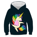 Cute Unicorn Cartoon Sweatshirt For Girl Hoodies Kids Sweater Baby Girls Tops Boys Hoodies Dinosaur Children's Clothes Thin Coat