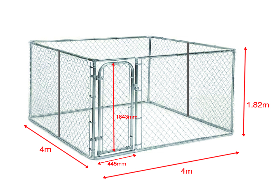 There are so many benefits to using a chain link dog kennel!
