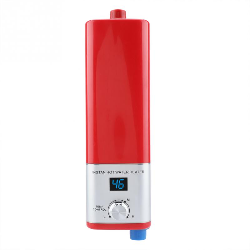 220v 5500W Water Heater Digital display Instant Heating Kitchen Po Electric Water Heating Machine for Household Use