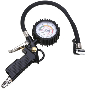 New Auto Car Bike Tyre Air Pressure Gauge Tire Inflator Tire Pressure Pneumatic Tool Gauge Compressor Pressure Gauge 0-220psi