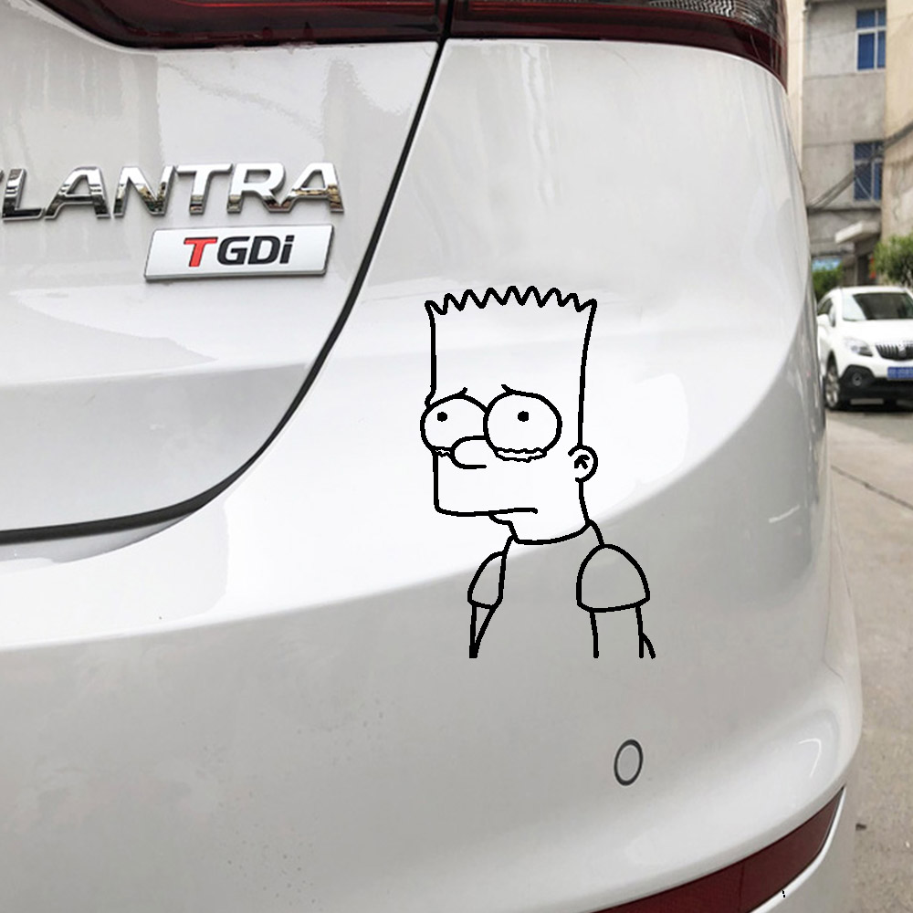 Simpson Auto Stickers On The Car Car Both Body Stickers Decal Car Wrap Vinyl Film Automobiles Products Car Accessories