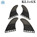 2020 Surf Fins New Design Surfboard Future Fins K2.1+GX Black/Blue Color Future Fin Set Sell In Surfing