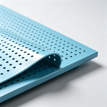 Rendering of Perforated Aluminum Panel