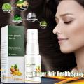 2020 new Ginger Hair Growth Spray Essential Oil Hair Loss Liquid Hair Growth Spray For Men Women Hair Care Eyebrow beard