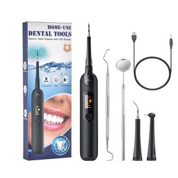 Portable Electric Sonic Dental Scaler Tooth Calculus Remover LCD Display Whiten Teeth Scaler Tartar Plaque Remover for Teeth