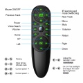 Q6 Pro Voice Remote Control 7 Colors Backlit Gyroscope IR Learning 2.4G Wireless Air Mouse Smart Remote Control For X96MAX TVBOX