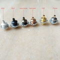 10pcs/lot 1.0~1.5mm steel wire rope fixator steel Cable Grip Wire clamp Cord Grip wire locker with nut and toothed washer