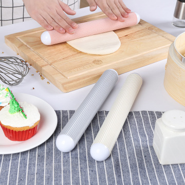 Non-Stick Rolling Pin Baking Accessories Home Diy Fondont Cake Tools Plastic Kitchen Pastry Roller Pin Dumpling Maker Tools