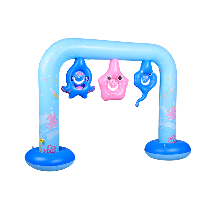 Outdoor Inflatable Arch Sprinklers Inflatable Shooting Game Toy 4