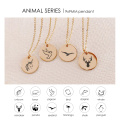eManco Custom Seagull Pendant Necklace women Cute Simple Animals Necklace 316L Stainless Steel Necklace Jewelry