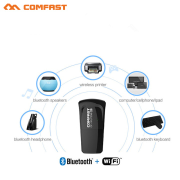 Bluetooth 4.0 usb wifi receiver/transmitter COMFAST wi-fi network card 150mbps Wireless adapter wireless dongle 2.4G lan adapter