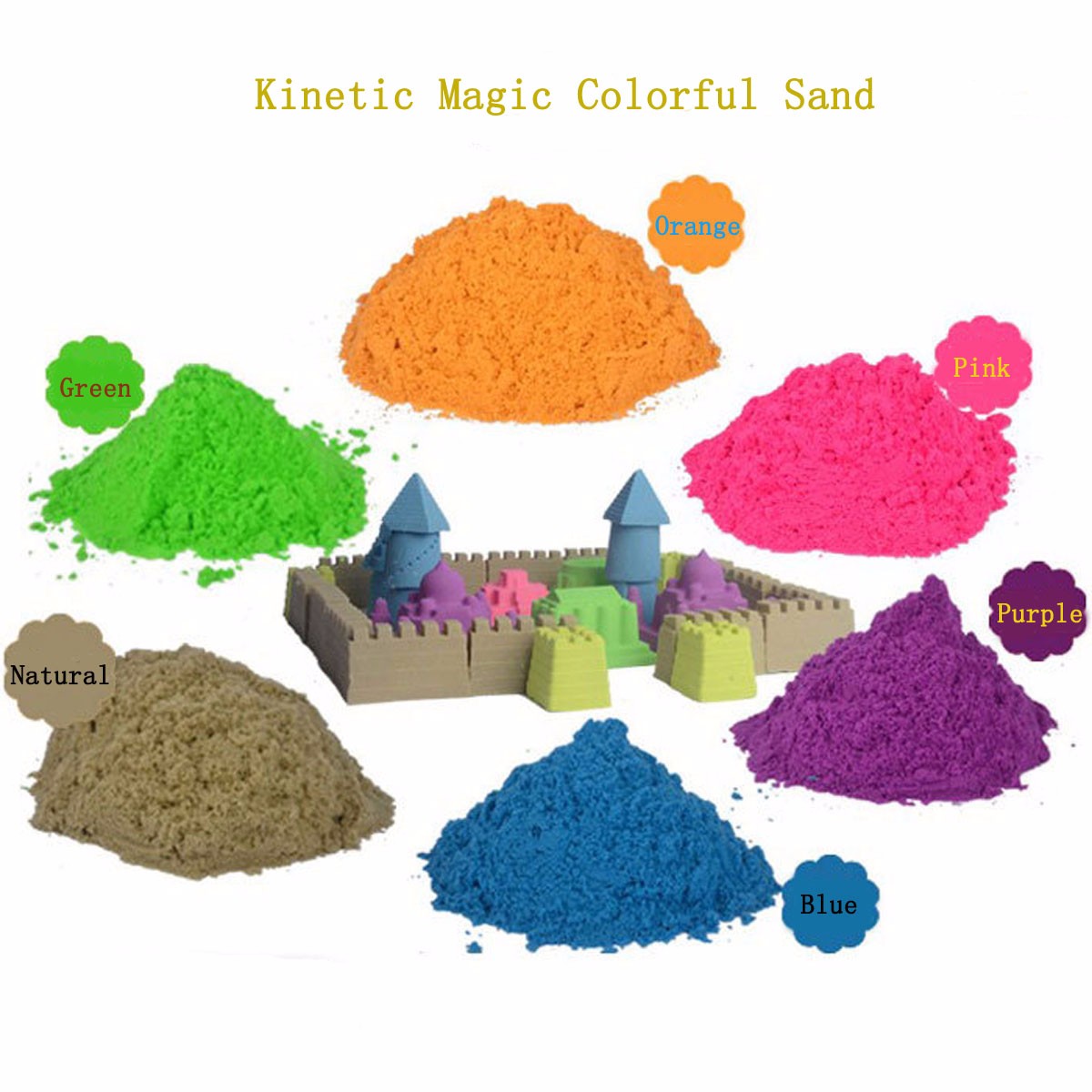 500g Dynamic Sand Play Toys Magic Clay Molding Colored Soft Slime Space Sand Supplies Play Sand Model Tools Antistress Toys