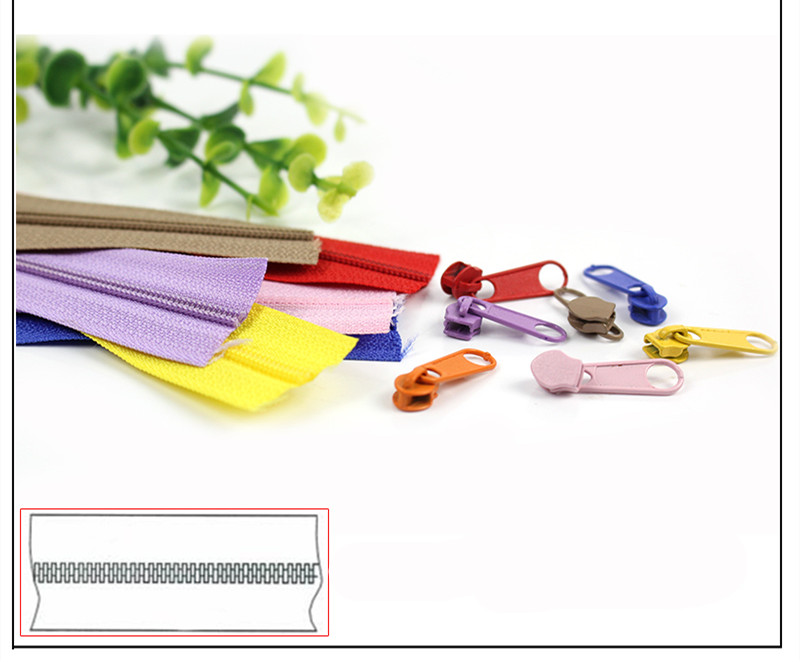 1M 5M 10M 20M 25Meters/lot Nylon Coil Zippers 24 Colors For Selection 3# Long Zippers For DIY Sewing Garment Accessories