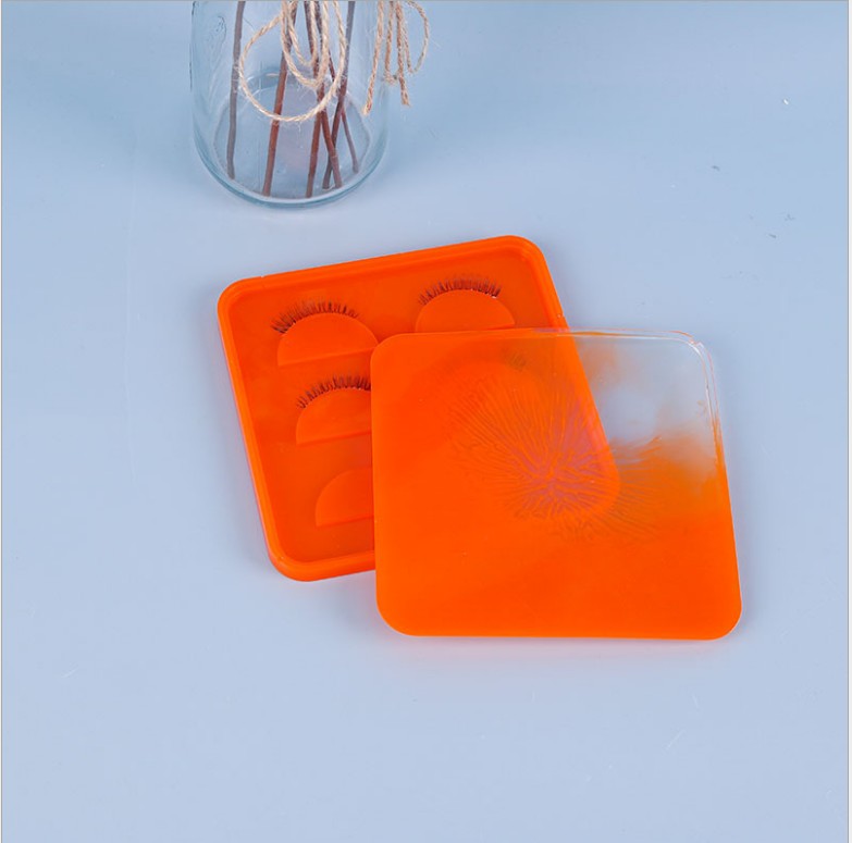 2020 New Silicone Mould Dried Flower Resin Decorative DIY Eyelashes tray handmade mould Type epoxy resin molds for jewelry