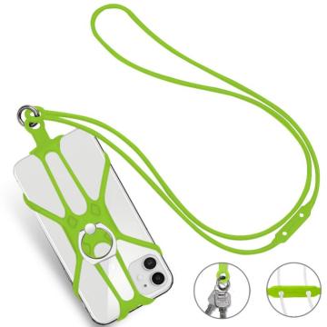 Mobile Phone Silicone Lanyard Universal Mobile Phone Silicone Lanyard Case Cover Holder Neck Strap Belt Phone Holder In Stock