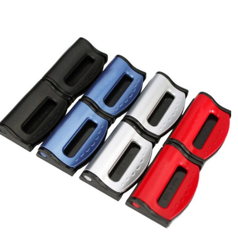 Universal Car Safety Belt Clips Seat Belt Buckle Car Styling Stopper Belt Buckle Clip Interior Button Case Anti-Scratch Cover