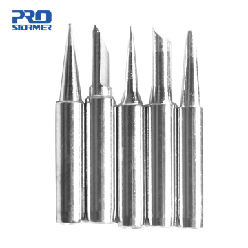 PROSTOEMER 5pcs/lot Welding Tips 6mm I/B/K/4C/2.4D Conical Bevel 60W Solder Iron Tip Electric Soldering Irons Tip Fit For P36