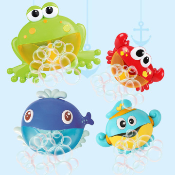 Baby Bath Toy Frog Bubble Frog&Crab Bubbles Soap For Kids Bubble Toy Machine Bath Funny Bubble Bath Toys Gifts For Kids